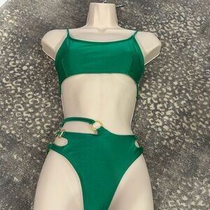 FORPLAY SWIM SUIT SIZE S BRIGHT GREEN